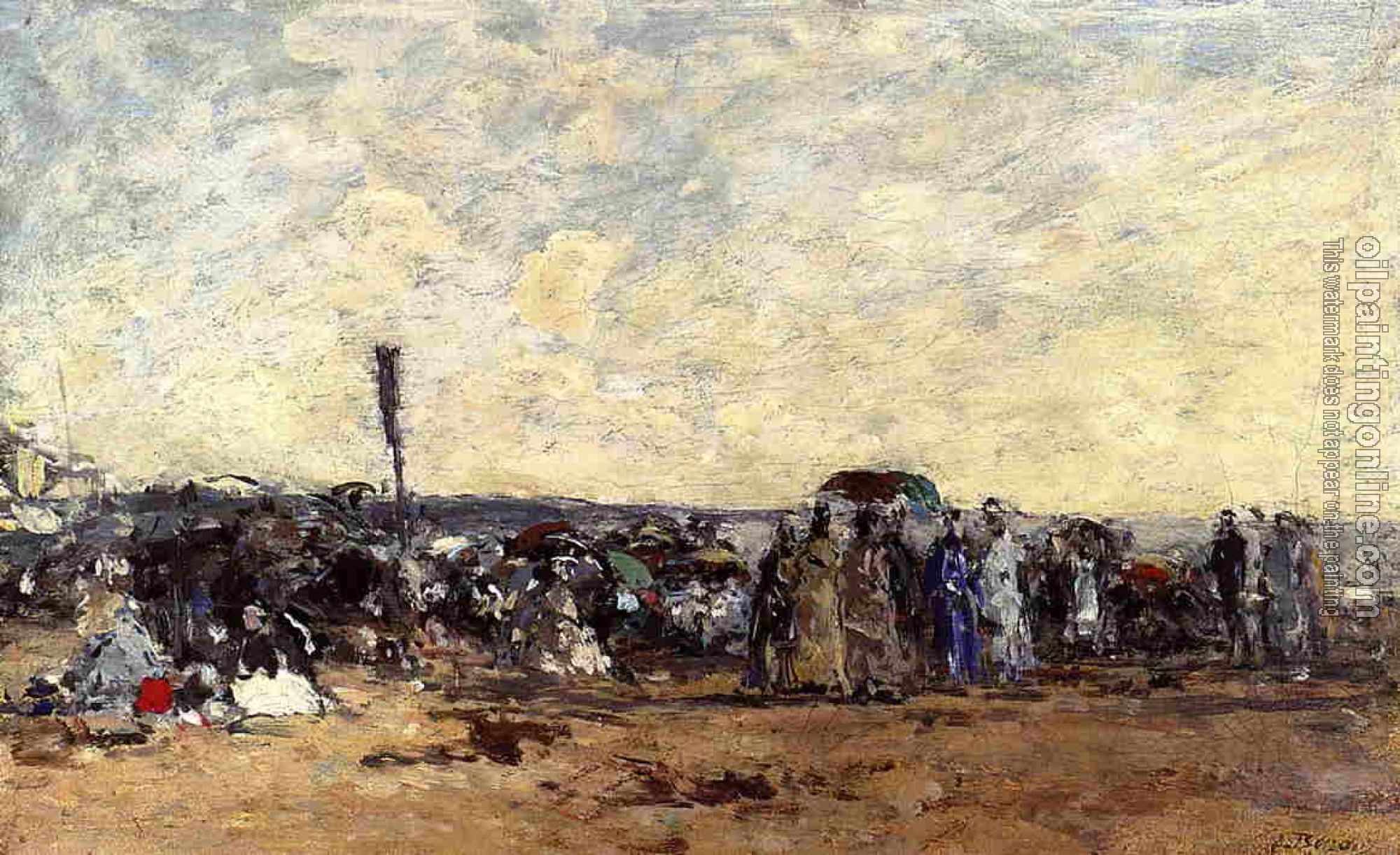 Boudin, Eugene - Beach Scene